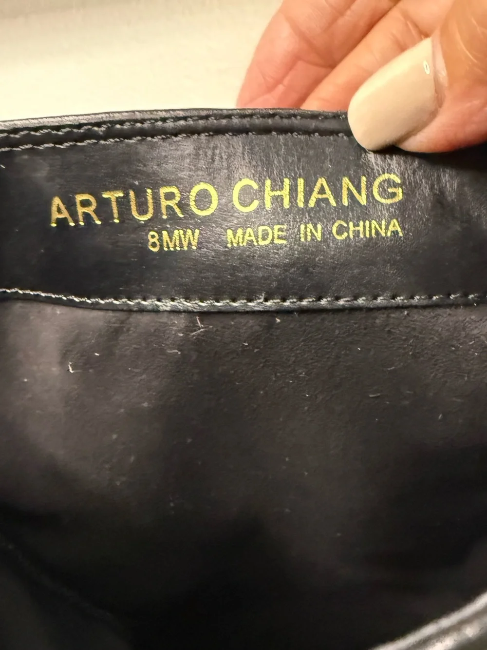 Arturo Chiang Classic Black soft Leather Knee High Women's Riding Boots Sz 8 MW